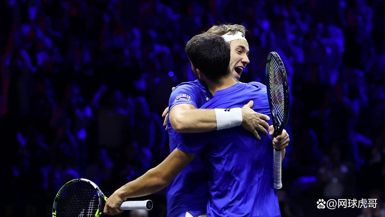 关于法网横扫拉沃尔杯，鲁德统治全场的信息